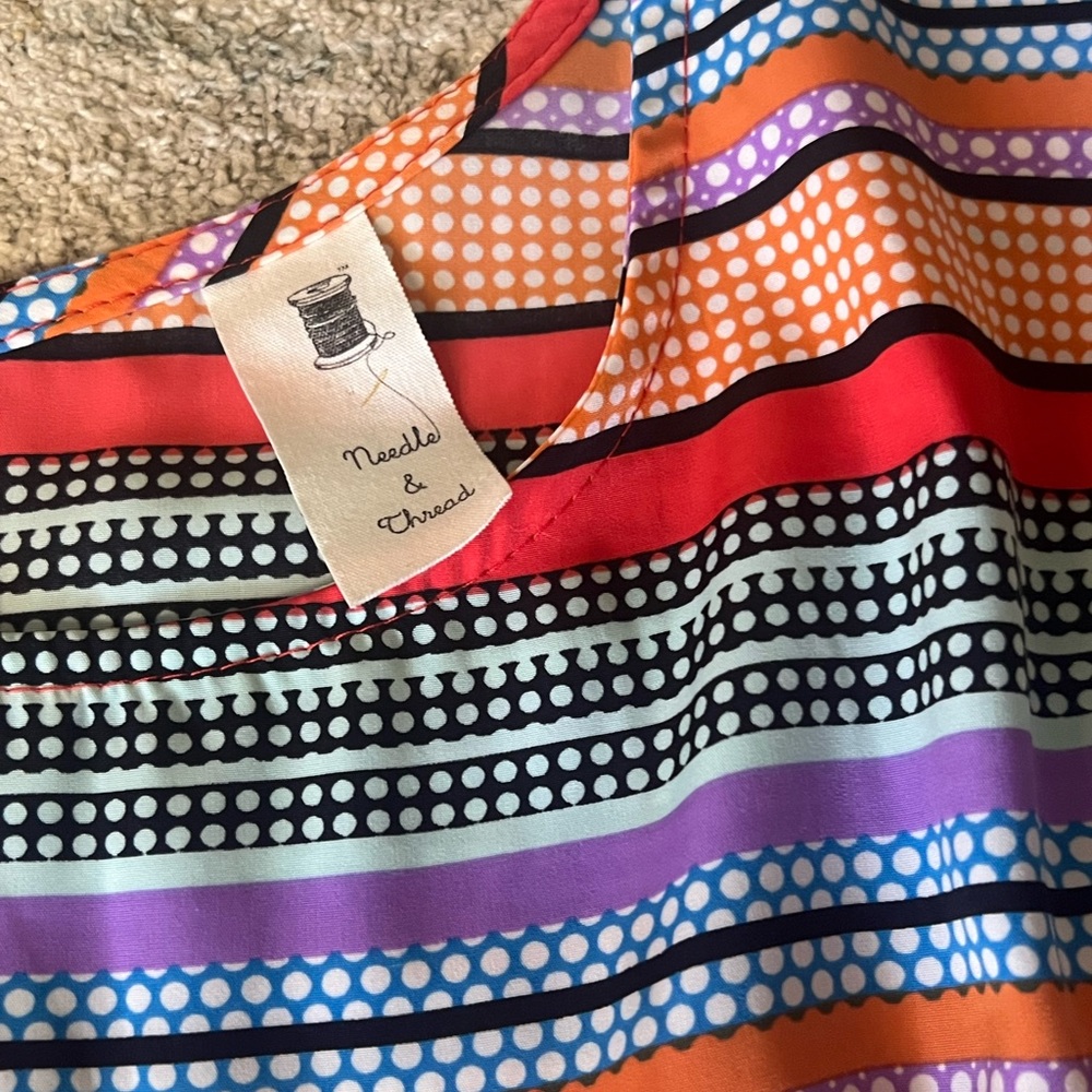 Colorful Striped Dress - Picture 2 of 5